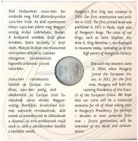 2011. 5Ft-200Ft (6xklf) forgalmi sor szettben + 3000Ft Ag "Az Európai Unió Tanácsának magyar el...