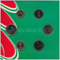 2011. 5Ft-200Ft (6xklf) forgalmi sor szettben + 3000Ft Ag "Az Európai Unió Tanácsának magyar el...