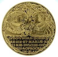 DN "Magyar Aranyóriások - Emlékérem a mohácsi csatavesztés 20. évfordulójára 1546" aranyoz...