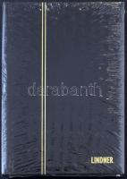 Lindner A4 berakó (1162S) 30 fehér lappal, fekete borítóval, bontatlan csomagolásban