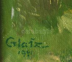 Glatz jelzéssel: Lánykák. Olaj, vászon, javított, fakeretben, 30×40 cm