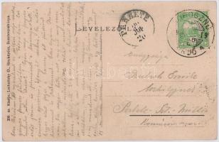 Borosznófürdő, Brusno-kúpele (Borosznó, Brusznó, Brusno); gyógyfürdő, fürdőház. Lechnitzky O. kiadás...