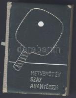 75 év - 100 aranyérem asztalitenisz képes minkönyv