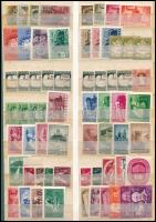 1945-1951 Összeállítás sorokkal is, A/4-es berakólap mindkét oldalán (52.170)