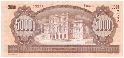 1990. 5000Ft "H 59806522" fakó előlap T:AU,XF hullámos papír
Adamo F49
