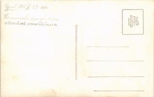 1938 Budapest IV. Újpest, Vízművek szavalókórusa, csoportkép. photo