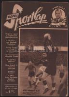 1948 A Képes Sportlap III. évfolyamának 8. száma, címlapon az MTK-Kispest 2:0 meccs fotójával
