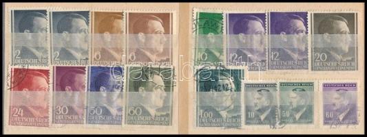 31 db Hitler-fejes bélyeg