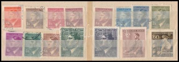 31 db Hitler-fejes bélyeg