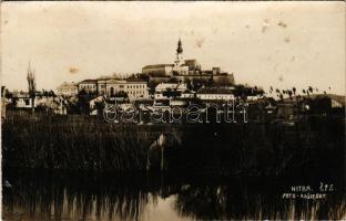 1930 Nyitra, Nitra; püspöki vár, nádas / bishop's castle, reeds. Foto Rasofsky photo (b)
