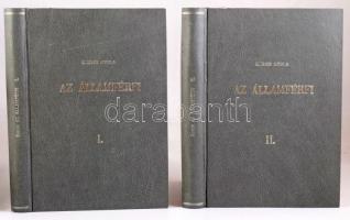 Kornis Gyula: Az államférfi. A politikai lélek vizsgálata. 1-2. köt. Bp., 1933.,Franklin, 306 p.+16 t.; 331 p.+ 17 t. Első kiadás! Átkötött modern aranyozott műbőr-kötés, ceruzás aláhúzásokkal.