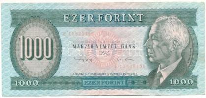 1993. 1000Ft "E 15825436" fakó előlap T:F Adamo F47.1