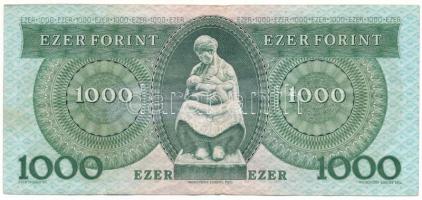 1993. 1000Ft "E 15825436" fakó előlap T:F
Adamo F47.1