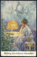 1914 Bérmentesítés nélkül feladott képeslap "VÁROSMAJOR UTCAI HADI KÓRHÁZ"