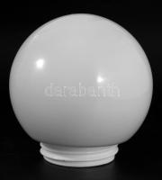 Tejüveg gömb lámpabúra, hibátlan, m. 14 cm