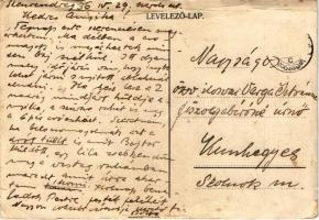 1936 Ilosvai Varga István: Utca, szénrajz. Magyar írók, művészek, műpártolók egyesülete tárlatáról. ...