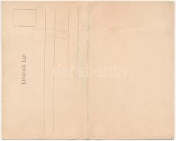 Tusnádfürdő, Baile Tusnad; Szent Anna tó. Brunner Lajos kiadása. 2-részes kihajtható panorámalap / L...