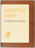 Kertész Imre: Sorstalanság. Bp., [2002], Magvető, 333+[3] p. 7. kiadás. Kiadói egészvászon-kötés, kiadói papír védőborítóban.