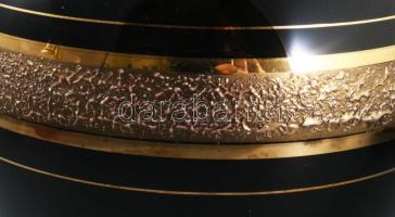 Hialitüveg váza, hibátlan, m: 25,5 cm