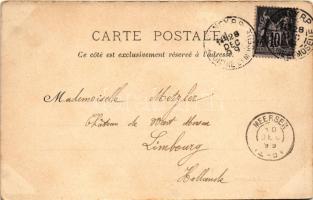 1899 Alsacienne / Elzászi nő. J. Royer / French folklore from Alsace (EK)