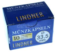Lindner érmekapszula 33,5mm - 10 darabos