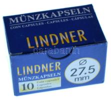 Lindner érmekapszula 27,5mm - 10 darabos