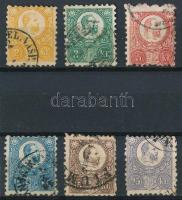 1871 Réznyomat sor (min. 35.000) (10kr papírelvékonyodás / thin paper)