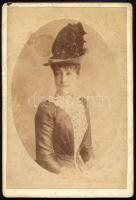 cca 1894 Szász-Coburg Gothai Stefánia belga királyi hercegnő, Habsburg Rudolf trónörökös felesége, k...