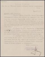 1923 József főherceg intézőjének levele Kokas József főhercegi intézőnek