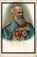 1912 Luitpold Prinzregent von Bayern obituary postcard. litho (EK)