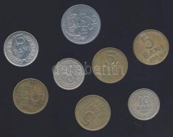 Románia 1954-57. 5B (4x) + 1955. 10B + 1956. 10B + 1960. 15B + 1960. 25B T:1,2,3 összesen 8db