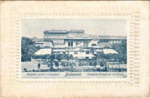 Budapest V. Erzsébet sétatér a kioszkkal (fl)