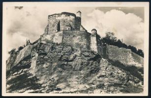 1951 Képeslap (Esztergom) Ötéves terv 40f bélyeggel "M. MOZGÓPOSTA / 32" kivésett bélyegzé...