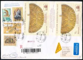 2002-2020 6 db levél magas értékű bélyegekkel, blokkokkal, sokbélyeges bérmentesítésekkel (min 15.000)