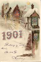New Year 1901 litho