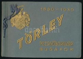 Törley Pezsgőgyár, Budafok 1880-1930. [Képes reklámkiadvány.] Bp., 1930., Monostory György-ny., [12]...