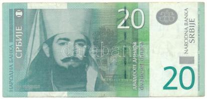 Szerbia 2013. 20D "AF 3627978" T:F Serbia 2013. 20 Dinara "AF 3627978" C:F Krause P#55b