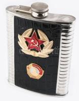 Kommunista stílusú laposüveg, m: 14 cm