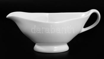 Francia porcelán szószkiöntő, jelzett, hibátlan, 21x9,5 cm