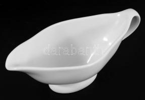 Francia porcelán szószkiöntő, jelzett, hibátlan, 21x9,5 cm