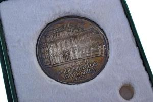 Bognár György (1944-) 2011. "Eötvös József koszorú" jelzett Ag díjplakett, eredeti "M...