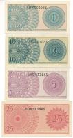Indonézia 1964. 1s + 5s + 10s + 25s T:AU-XF
Indonesia 1964. 1 Sen + 5 Sen + 10 Sen + 25 Sen C:AU-XF...