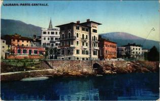 1934 Lovran, Laurana, Lovrana; Parte Centrale / látkép / view (EM)