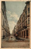 1918 Temesvár, Timisoara; Belváros, Városház utca, Metz S. utóda üzlete / Innerestadt, Stadthausgasse / street view, shops