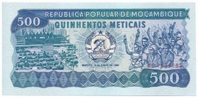 Mozambik 1986. 500M "AD7039750" T:UNC,AU Mozambique 1986. 500 Meticais "AD7039750" C:UNC,AU Krause P#131b