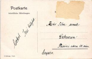 Gruz, Gravosa; Garten mit Aussicht der Pension Villa Roma auf Lapad und Gravosa. F. Rollinger / vill...