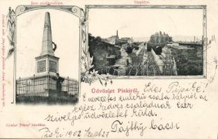 Piski with railway station