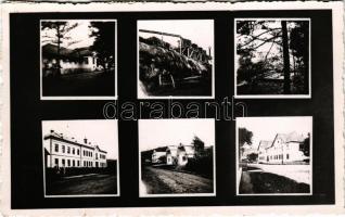 1938 Oláhszentgyörgy, Sangeorgiul Roman, Sangeorz-Bai; részletek / multi-view postcard