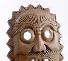 Maja stílusú fa maszk, 26x19 cm