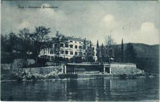 1928 Ika, Ica (Abbazia, Opatija); Sanatorio Dristerheim / szanatórium / sanatorium (Rb)